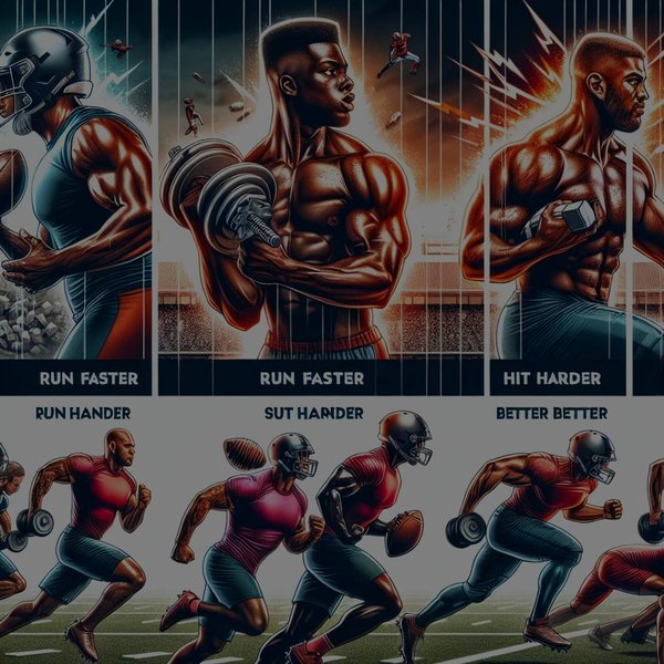 Comment les exercices de force explosive peuvent-ils bénéficier aux joueurs de football américain?